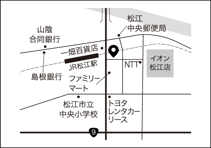 TERMINAL のアクセスマップ